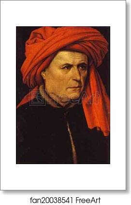 Free art print of Portrait of A Man by Robert Campin (Master Of Flemalle)