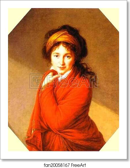 Free art print of Portrait of Countess Varvara Golovina by Louise-Elisabeth Vigée-Lebrun