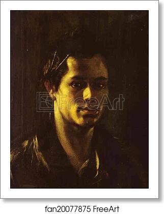Free art print of Self-Portrait with Brushes by Orest Kiprensky