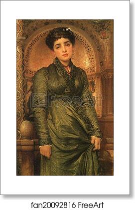 Free art print of After Vespers by Frederick Leighton