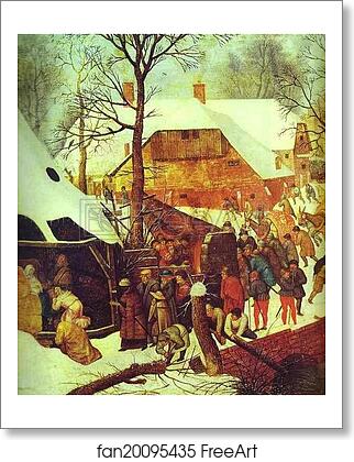 Free art print of Adoration of the Magi. Detail by Pieter Brueghel The Younger Free art print of Adoration of the Magi. Detail by Pieter Brueghel The Younger