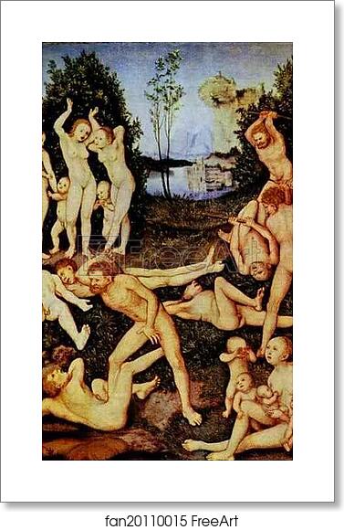 Free art print of The Silver Age by Lucas Cranach The Elder