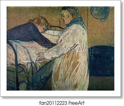 Free art print of Two Women Making Their Bed by Henri De Toulouse-Lautrec