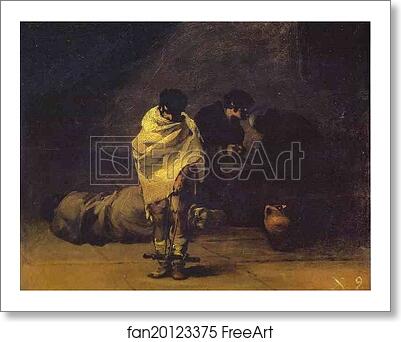 Free art print of Prison Scene by Francisco De Goya Y Lucientes