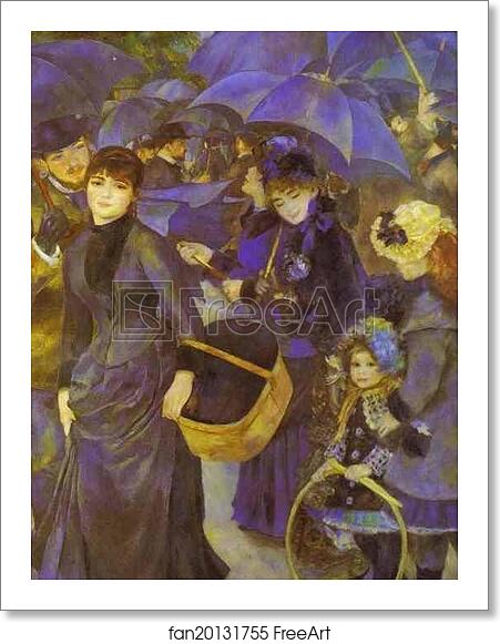 Free art print of The Umbrellas by Pierre-Auguste Renoir Free art print of The Umbrellas by Pierre-Auguste Renoir