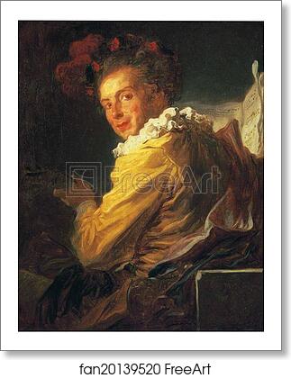 Free art print of Portrait de Fantasie: Monsieur de la Breteche by Jean-Honoré Fragonard
