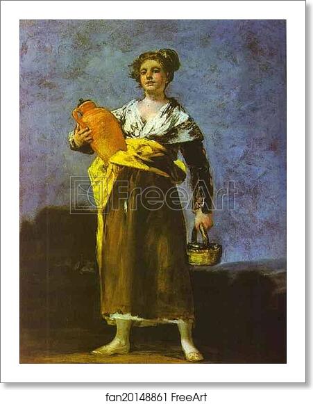 Free art print of Girl with a Jug (Aguadora) by Francisco De Goya Y Lucientes Free art print of Girl with a Jug (Aguadora) by Francisco De Goya Y Lucientes