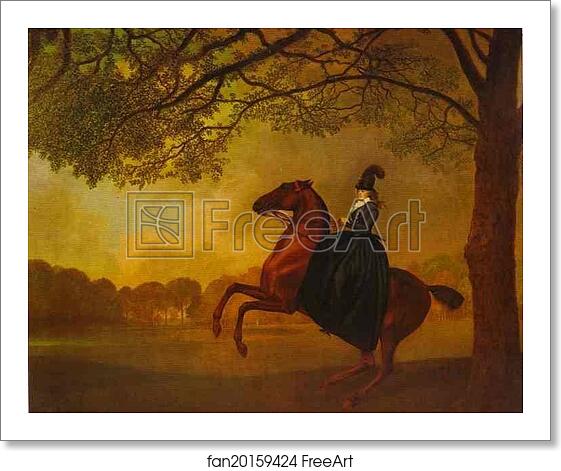 Free art print of Laetitia, Lady Lade by George Stubbs Free art print of Laetitia, Lady Lade by George Stubbs