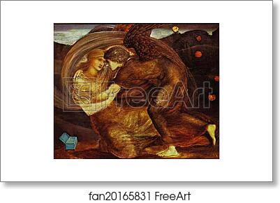 Free art print of Cupid Delivering Psyche by Sir Edward Coley Burne-Jones
