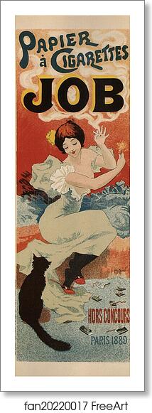Free art print of Le "Papier à Cigarettes Job". by Georges Meunier Free art print of Le "Papier à Cigarettes Job". by Georges Meunier