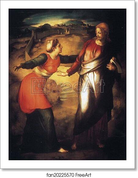 Free art print of Noli me tangere by Agnolo Bronzino Free art print of Noli me tangere by Agnolo Bronzino