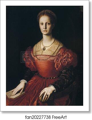 Free art print of Portrait of Lucrezia Panciatichi by Agnolo Bronzino