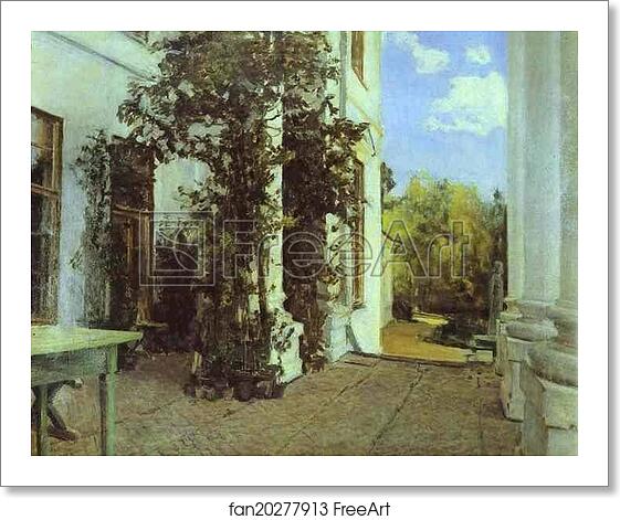 Free art print of Terrace in Vvedensk by Valentin Serov Free art print of Terrace in Vvedensk by Valentin Serov