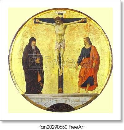 Free art print of The Crucifixion by Francesco Del Cossa