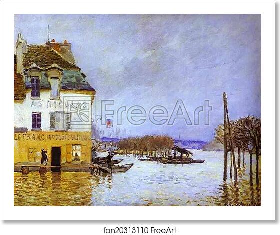 Free art print of Flood at Port-Marly by Alfred Sisley Free art print of Flood at Port-Marly by Alfred Sisley