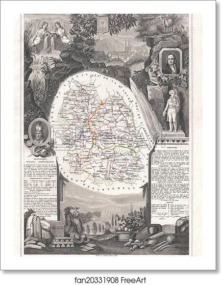 Free art print of Dept. de la Lozere. by Victor Jules Levasseur Free art print of Dept. de la Lozere. by Victor Jules Levasseur