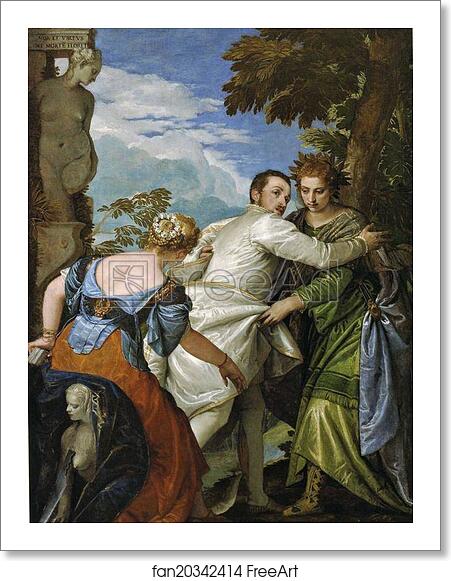 Free art print of Allegory of Virtue and Vice (The Choice of Hercules) by Paolo Veronese Free art print of Allegory of Virtue and Vice (The Choice of Hercules) by Paolo Veronese