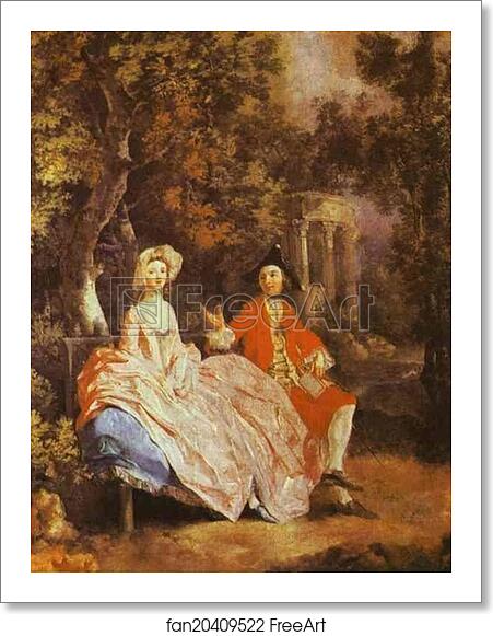 Free art print of Self-Portrait with His Wife, Margaret (probably) by Thomas Gainsborough Free art print of Self-Portrait with His Wife, Margaret (probably) by Thomas Gainsborough