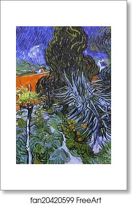 Free art print of Dr. Gachet's Garden at Auvers-sur-Oise by Vincent Van Gogh