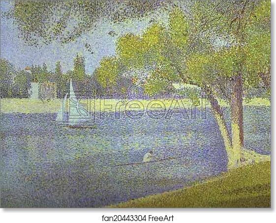 Free art print of The Siene at La Grande Jatte, Spring by Georges ...