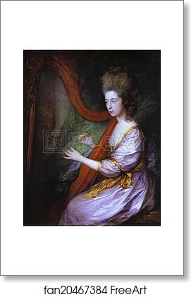 Free art print of Louisa, Lady Clarges by Thomas Gainsborough