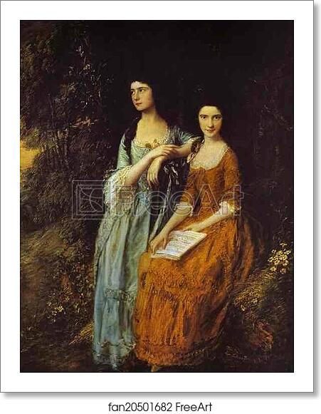 Free art print of The Linley Sisters by Thomas Gainsborough Free art print of The Linley Sisters by Thomas Gainsborough