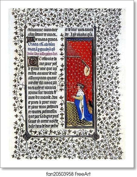 Free art print of The Belles Heures of Jean de France, Duke de Berry. Page with Jean de Berry Praying by Limbourg Brothers Free art print of The Belles Heures of Jean de France, Duke de Berry. Page with Jean de Berry Praying by Limbourg Brothers