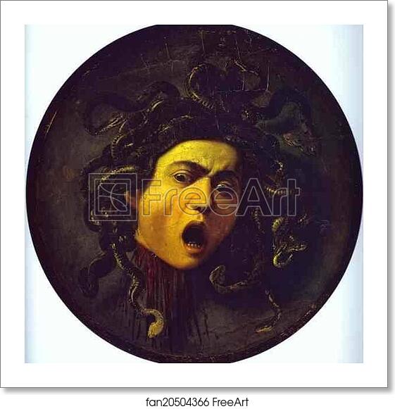 Free art print of Medusa by Caravaggio