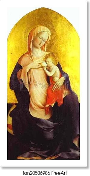 Free art print of Madonna of Humility by Masolino Da Panicale Free art print of Madonna of Humility by Masolino Da Panicale