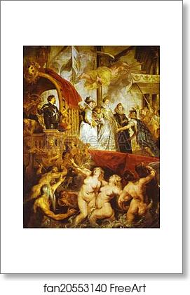 Free art print of The Landing at Marseilles by Peter Paul Rubens