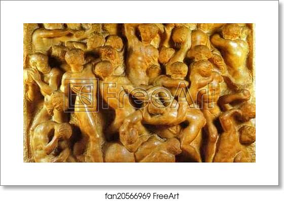 Free art print of Battle of the Centaurs by Michelangelo Free art print of Battle of the Centaurs by Michelangelo