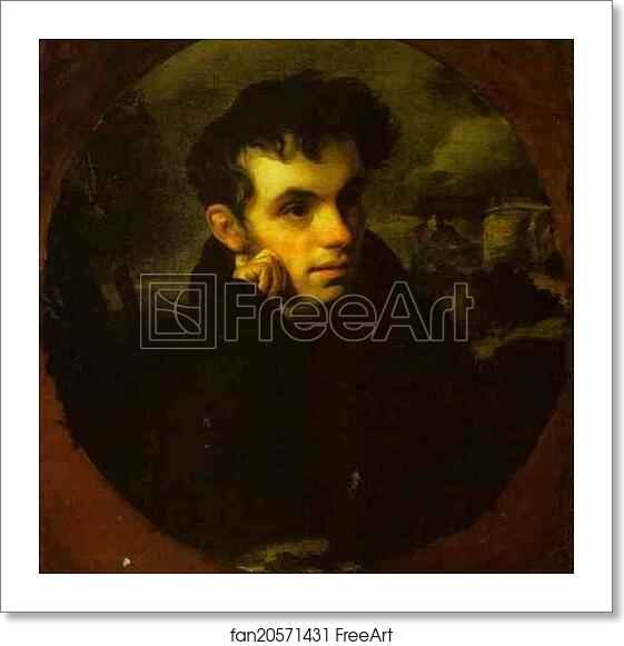 Free art print of Portrait of the Poet V. A. Zhukovsky by Orest Kiprensky Free art print of Portrait of the Poet V. A. Zhukovsky by Orest Kiprensky