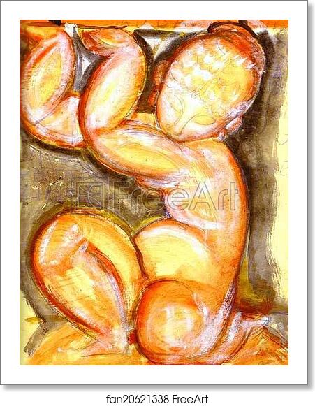 Free art print of Rose Caryatid (Audace) by Amedeo Modigliani Free art print of Rose Caryatid (Audace) by Amedeo Modigliani