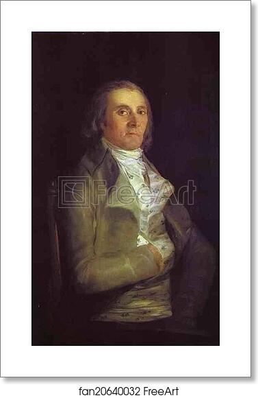 Free art print of Portrait of Andrés del Peral by Francisco De Goya Y Lucientes