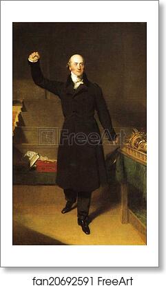 Free art print of George Canning, MP (1770-1827) by Sir Thomas Lawrence