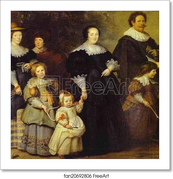 Free art print of Family Portrait by Cornelis De Vos Free art print of Family Portrait by Cornelis De Vos