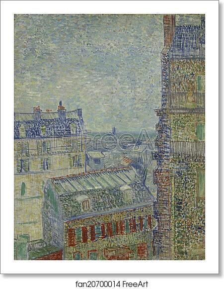 Free art print of View from Theo’s apartment by Vincent Van Gogh Free art print of View from Theo’s apartment by Vincent Van Gogh