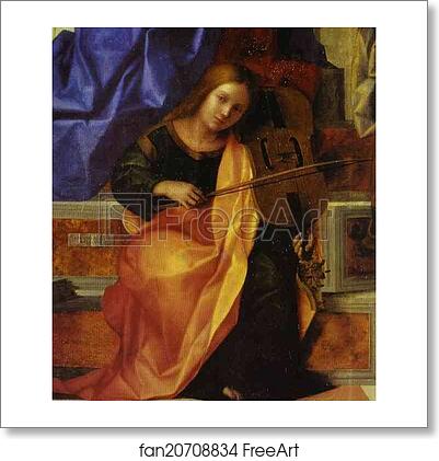 Free art print of Sacra Conversazione. Detail by Giovanni Bellini Free art print of Sacra Conversazione. Detail by Giovanni Bellini