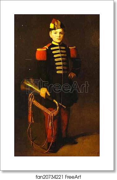 Free art print of Enfant de troupe by Eva Gonzales Free art print of Enfant de troupe by Eva Gonzales