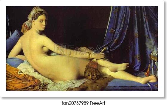 Free art print of Le Grande Odalisque by Jean-Auguste-Dominique Ingres Free art print of Le Grande Odalisque by Jean-Auguste-Dominique Ingres