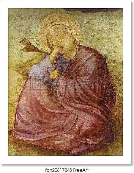 Free art print of St. John the Evangelist at Patmos. Detail by Giotto Free art print of St. John the Evangelist at Patmos. Detail by Giotto