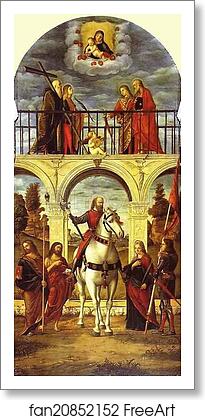 Free art print of Glory of St. Vitalis by Vittore Carpaccio