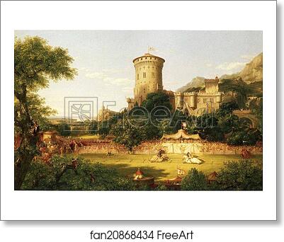 Free art print of The Past by Thomas Cole