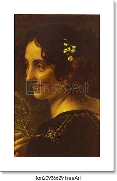 Free art print of A Gipsy with a Branch of Myrtle by Orest Kiprensky Free art print of A Gipsy with a Branch of Myrtle by Orest Kiprensky