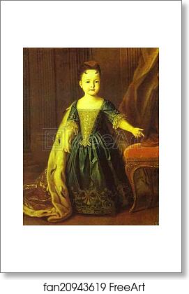 Free art print of Portrait of Natalia Petrovna by Louis Caravaque