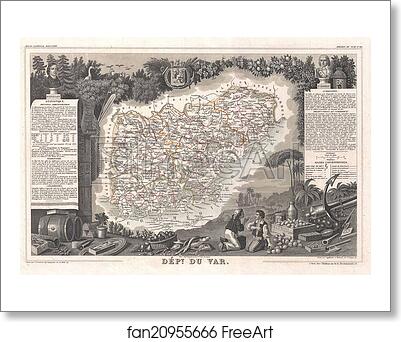 Free art print of Dept. du Var. by Victor Jules Levasseur Free art print of Dept. du Var. by Victor Jules Levasseur