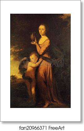 Free art print of Mrs Crewe by Sir Joshua Reynolds