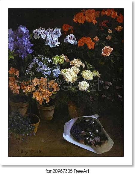 Free art print of Study of Flowers by Frédéric Bazille Free art print of Study of Flowers by Frédéric Bazille