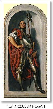 Free art print of Saint Menna by Paolo Veronese