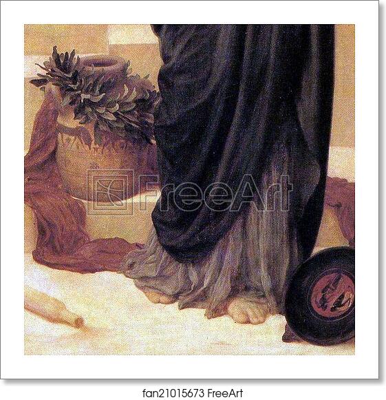 Free art print of Electra at the Tomb of Agamemnon. Detail by Frederick Leighton Free art print of Electra at the Tomb of Agamemnon. Detail by Frederick Leighton